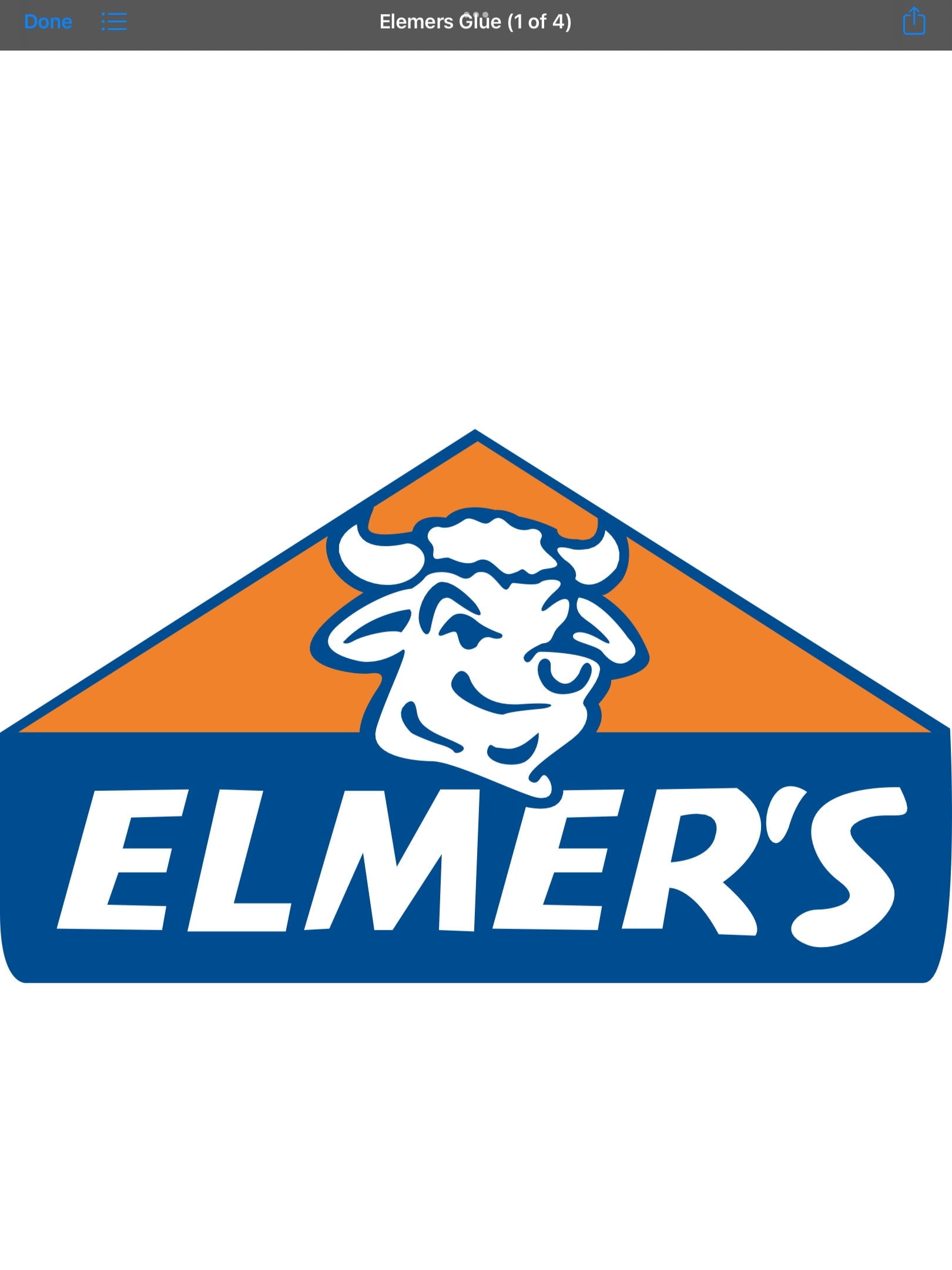 Printable Elmer's Glue Logo