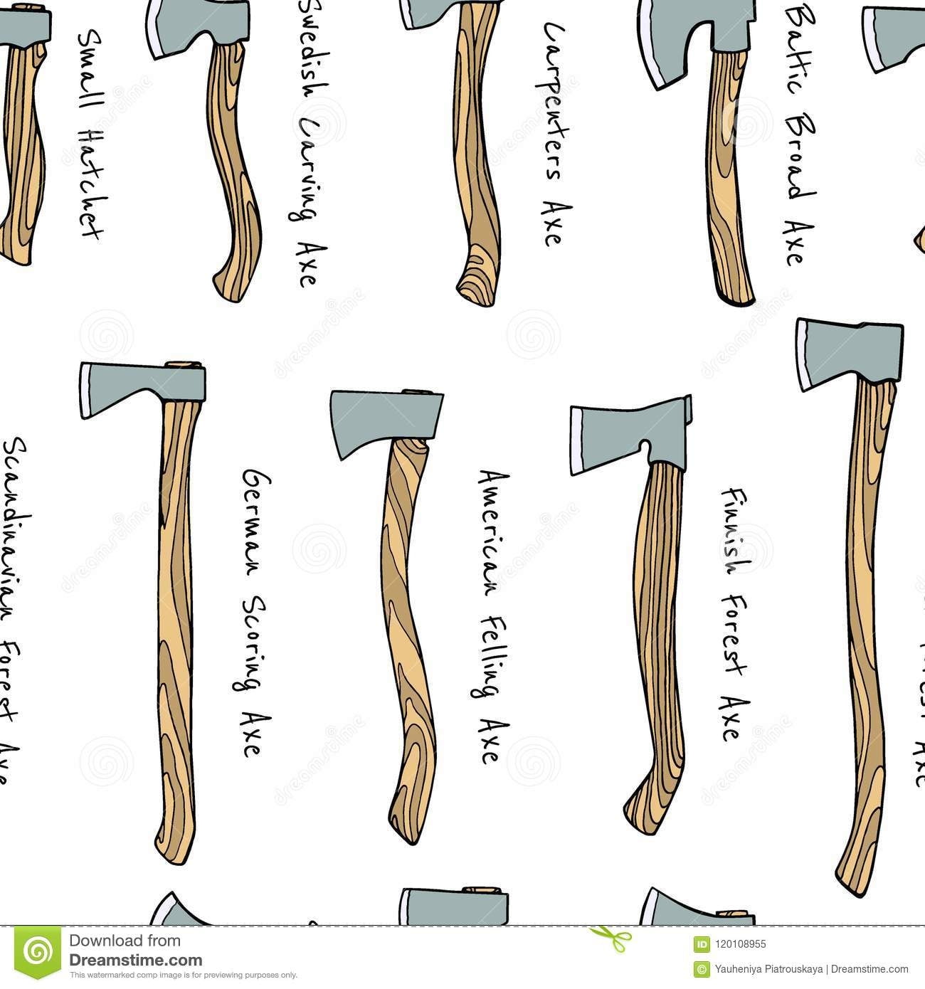 Printable Axe Handle Template