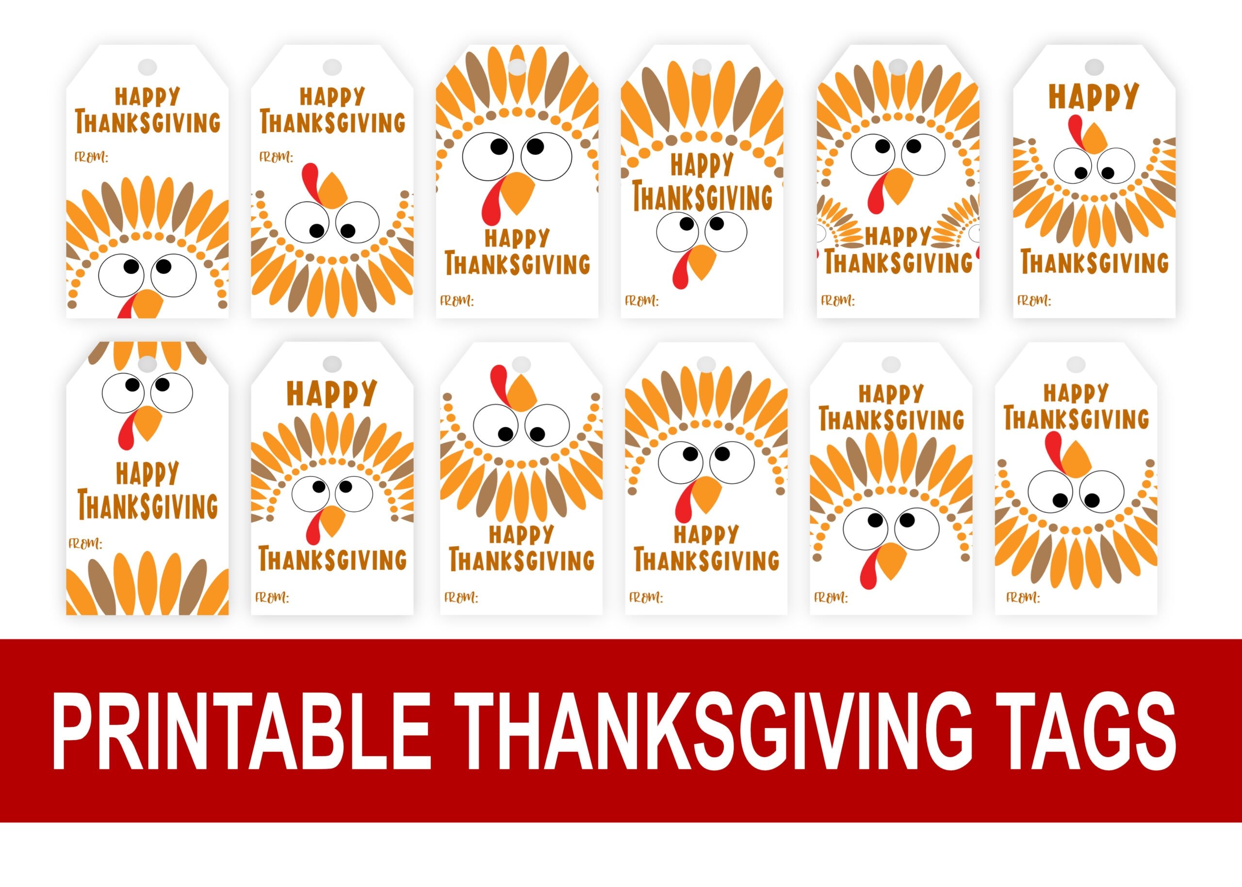 Thanksgiving Tags Printable