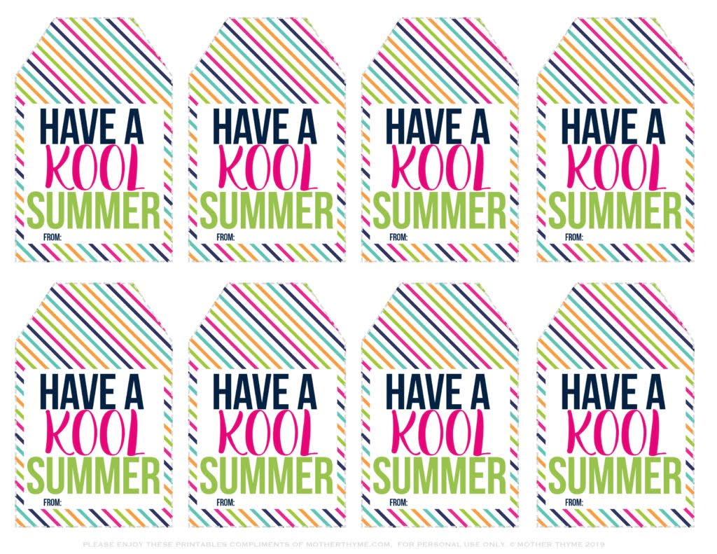 Have A Cool Summer Free Printable