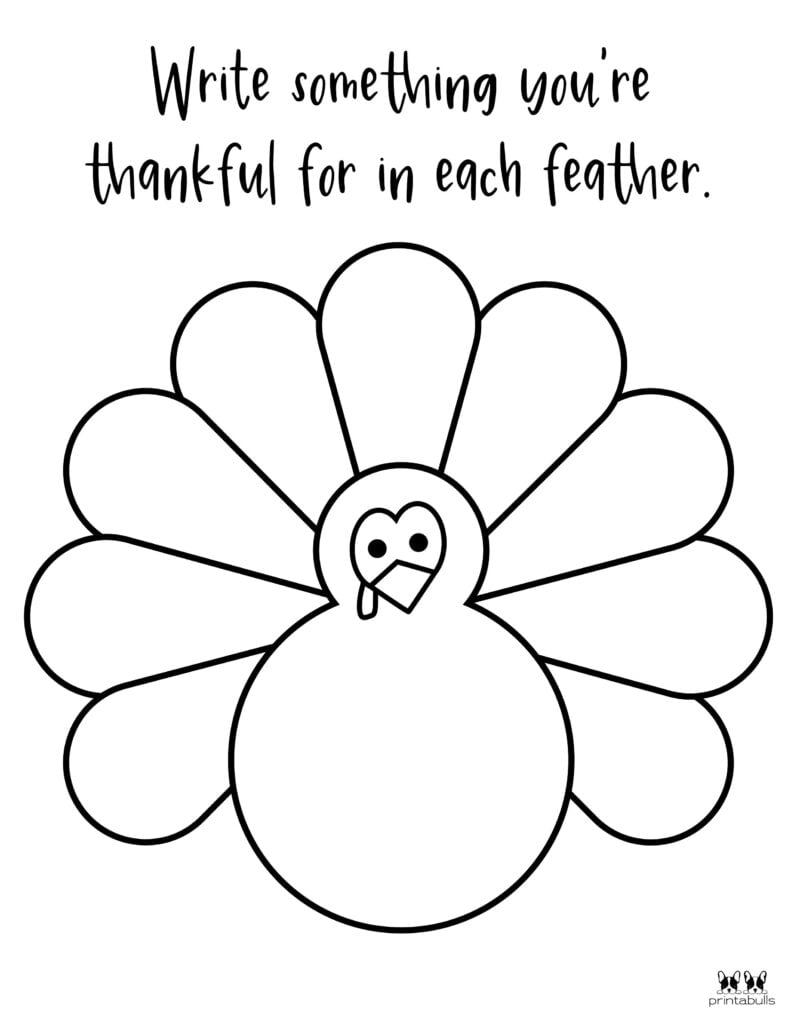 I Am Thankful For Printables 10 Unique Worksheets Printabulls