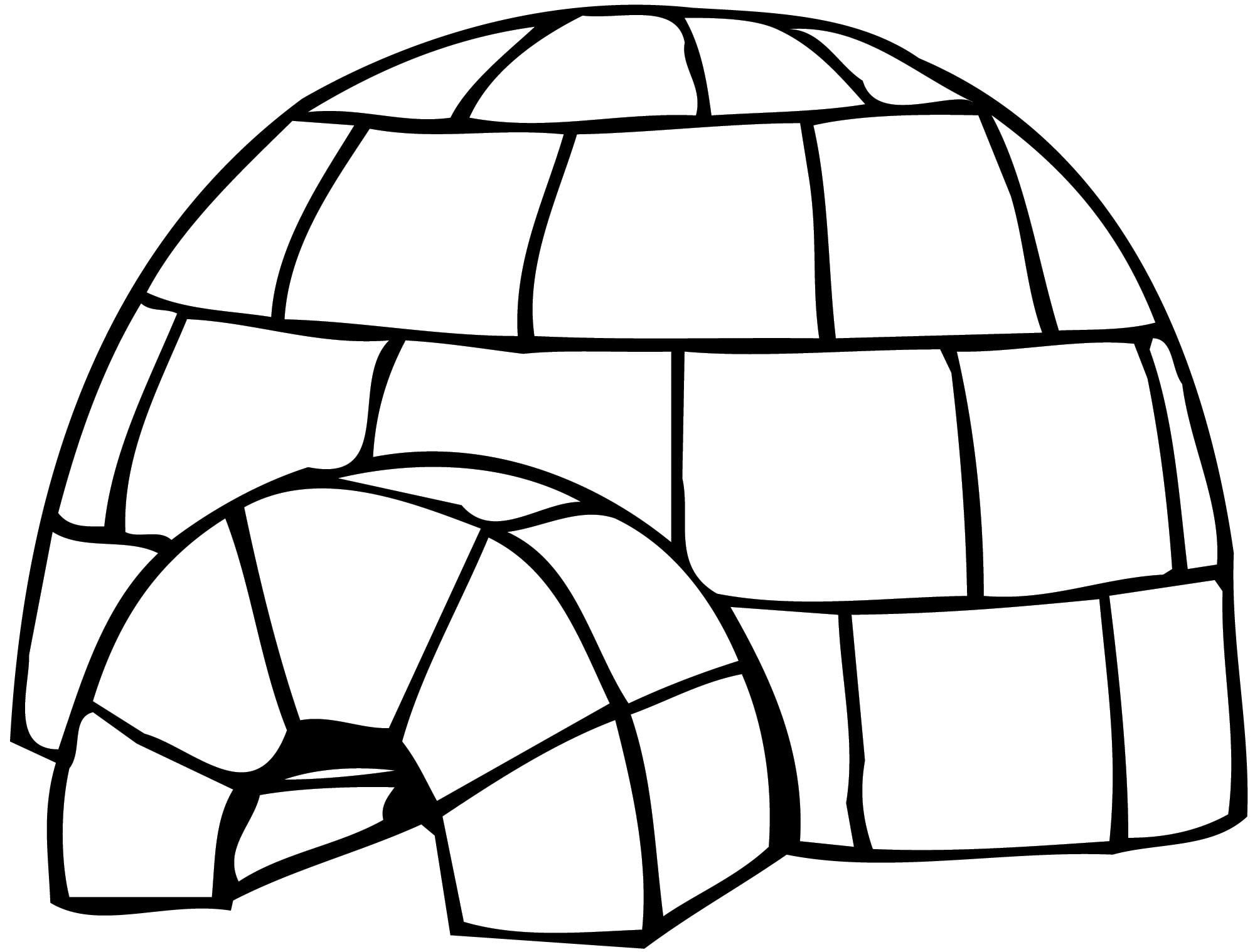 Printable Igloo Template