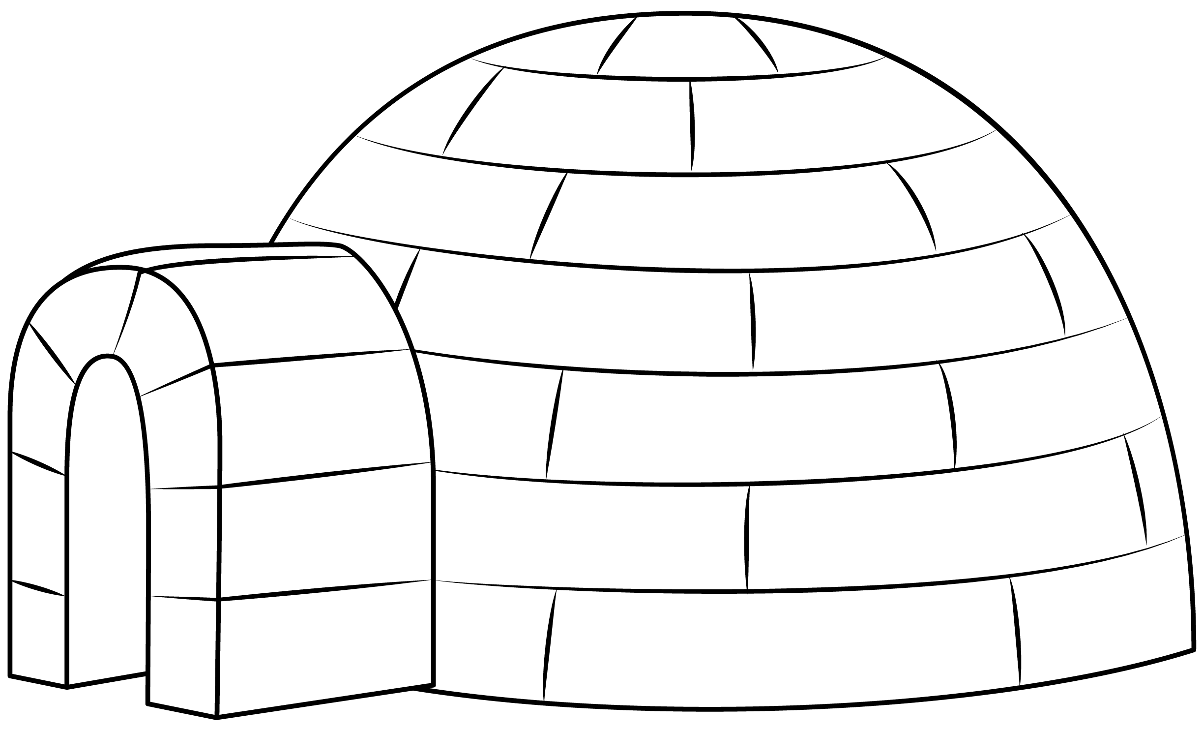 Igloo Printable Template Free Printable Papercraft Templates