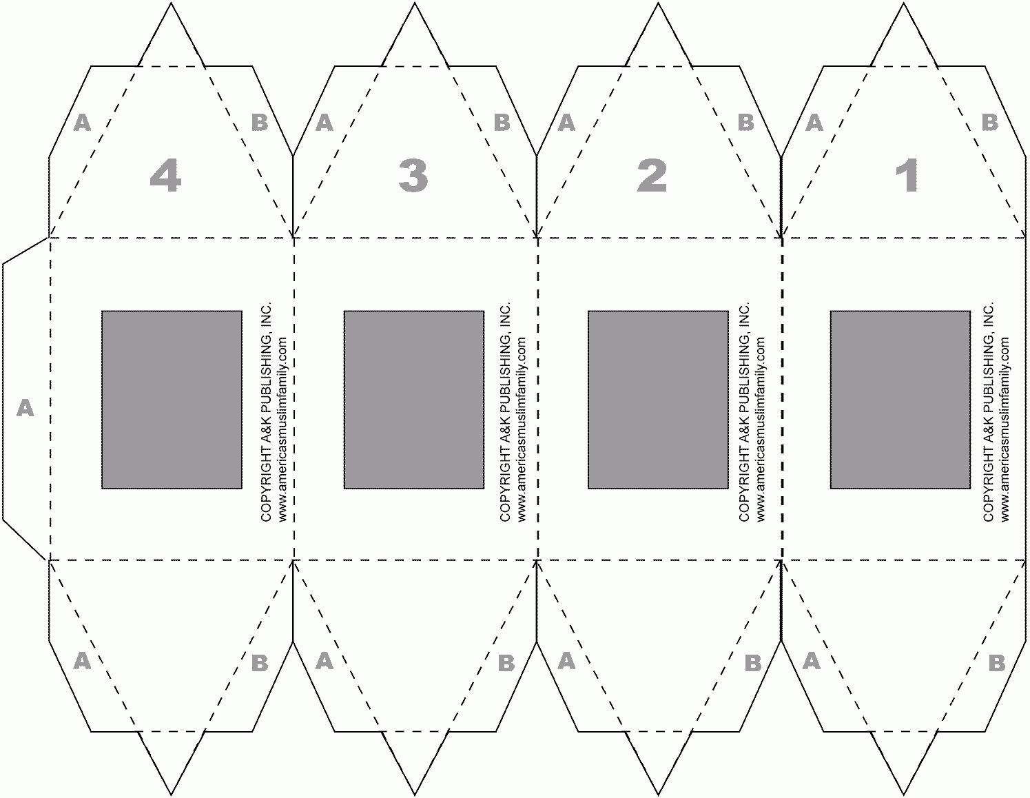 Ramadan Lantern Template Printable