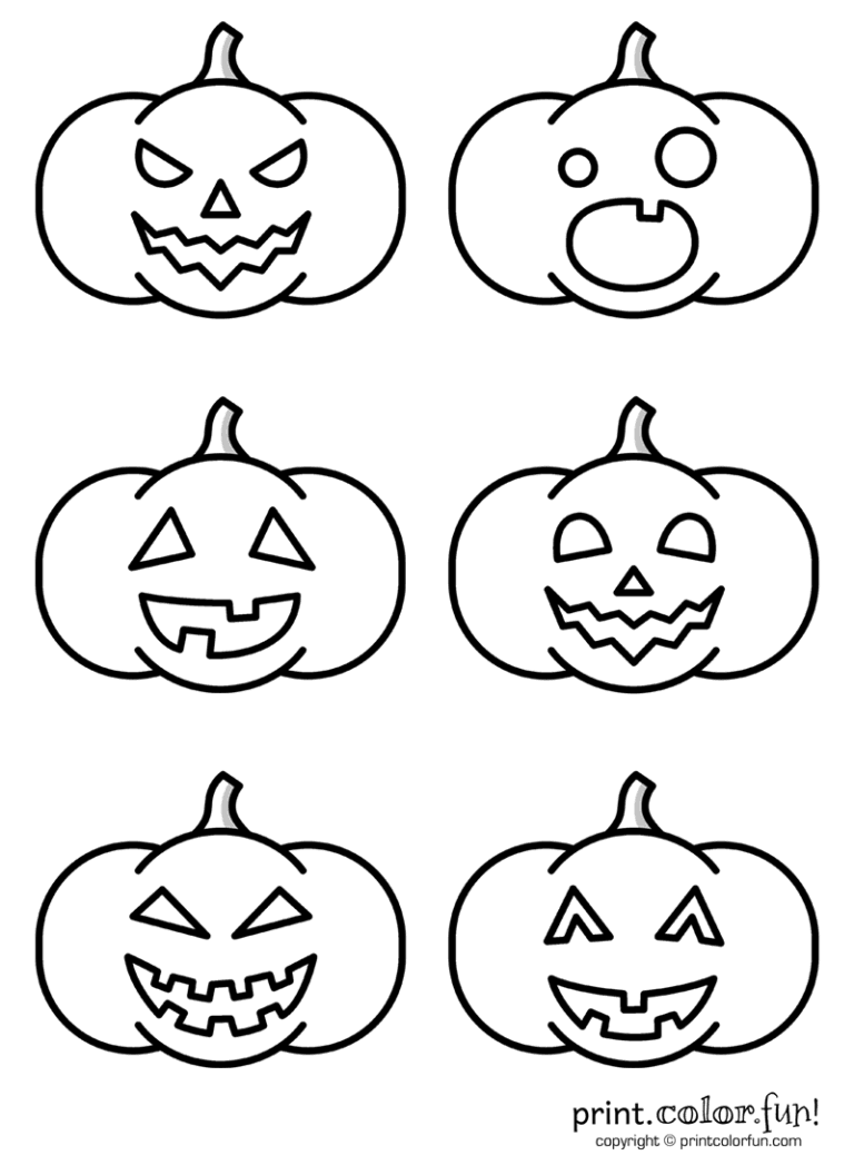 Jack O Lantern Print Color Fun Free Printables Coloring Pages Crafts Puzzles Cards To Print