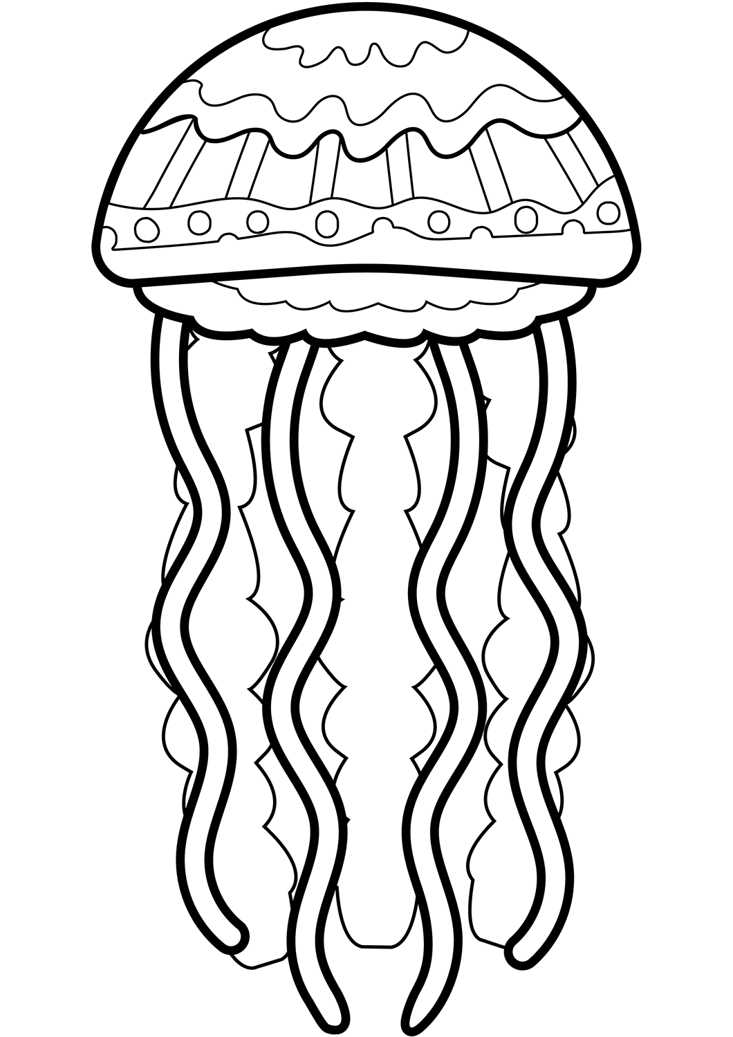 Jellyfish Printable Template Free Printable Papercraft Templates
