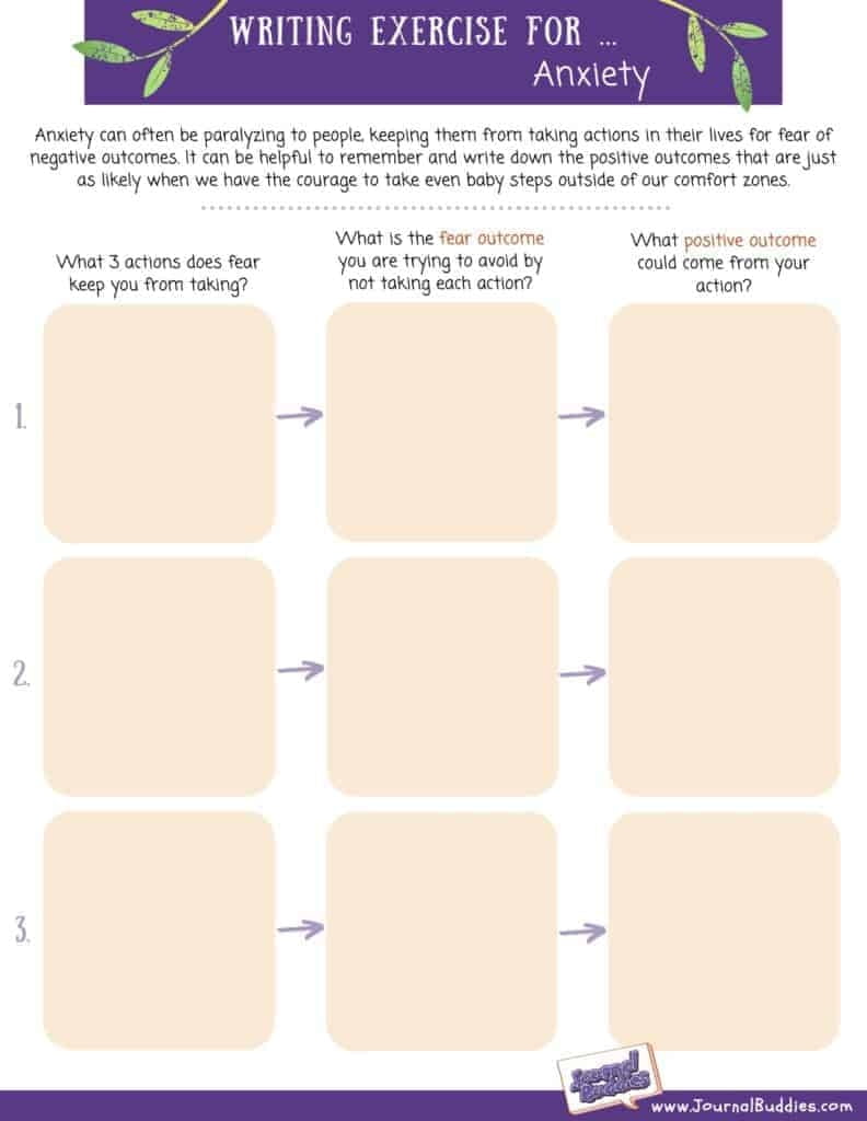 Printable Anxiety Journal Template