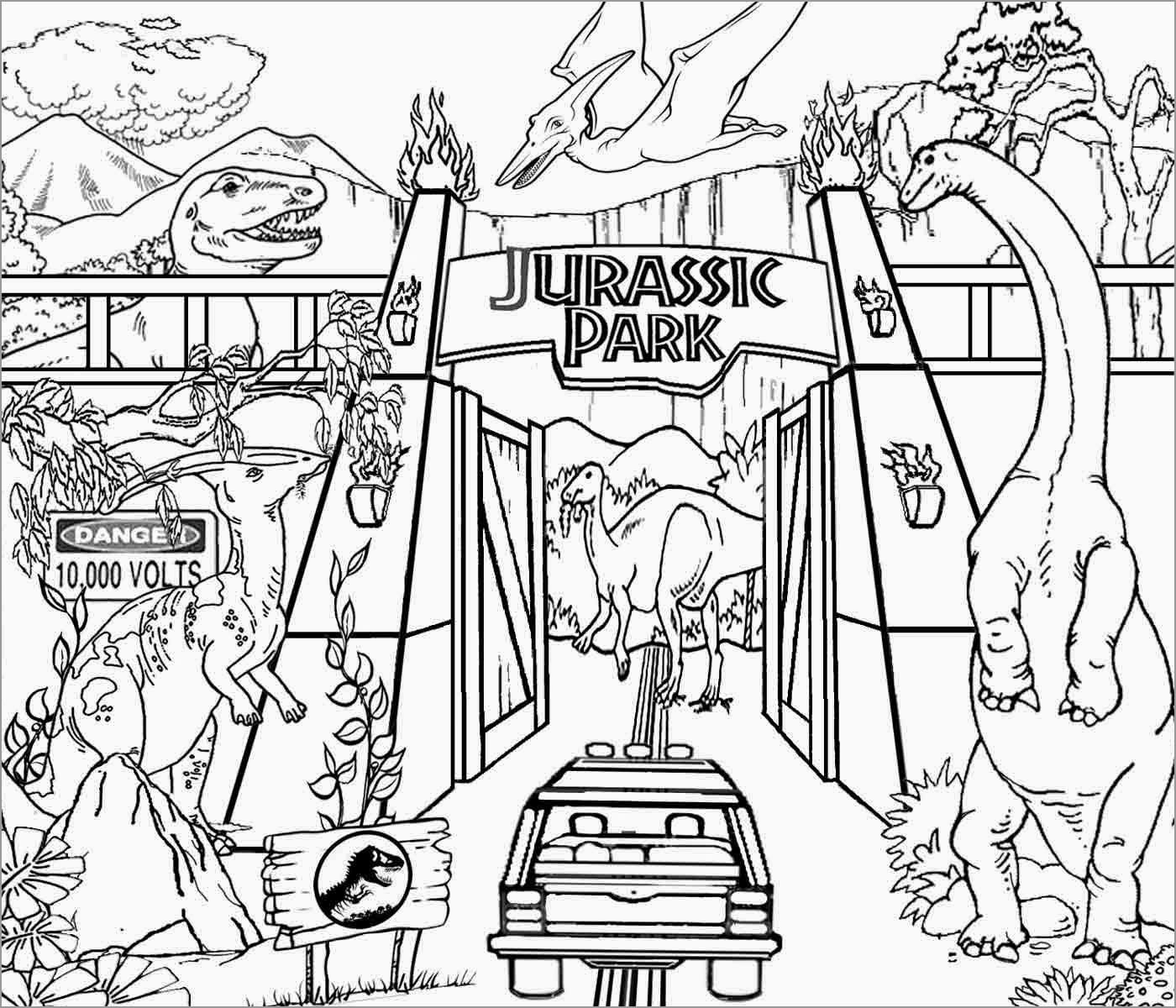 Jurassic Park Gate Printable