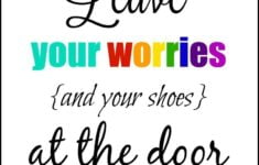 Leave Your Shoes At The Door Printable Shoes Off Sign Remove Shoes Sign Door Signs Diy