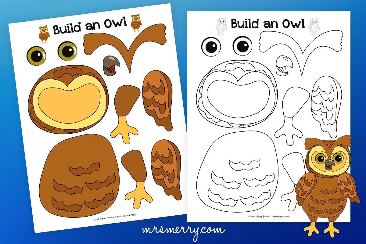 Free Owl Printable Template Free Printable