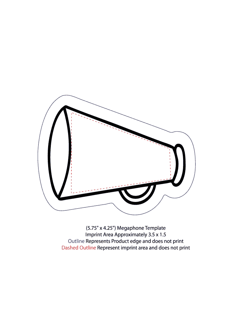 Megaphone Template Pdf Fill Out Sign Online DocHub
