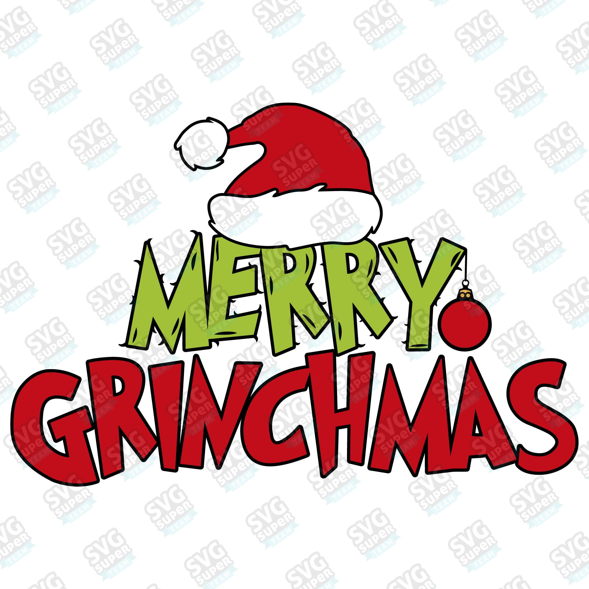 Merry Grinchmas Svg Grinch Print SVG Holiday Funny Grinch Etsy