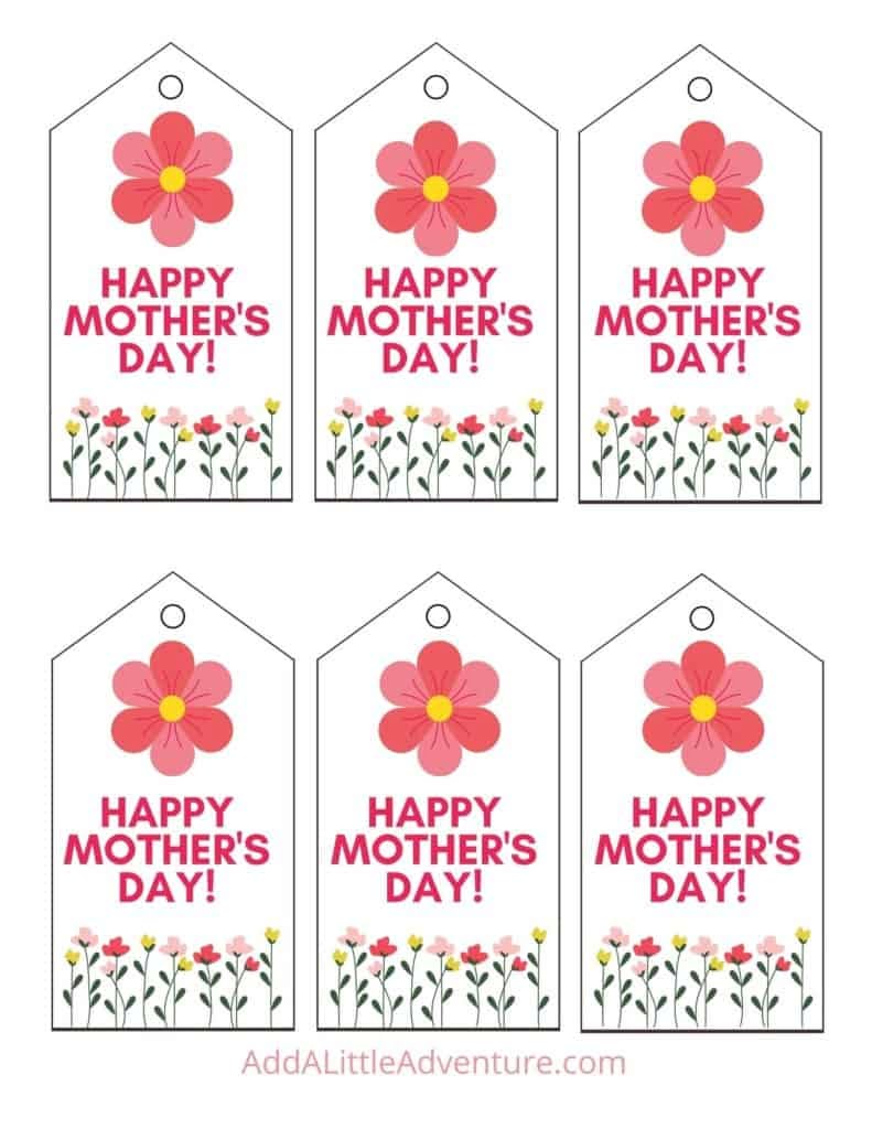 Mothers Day Tags Printable