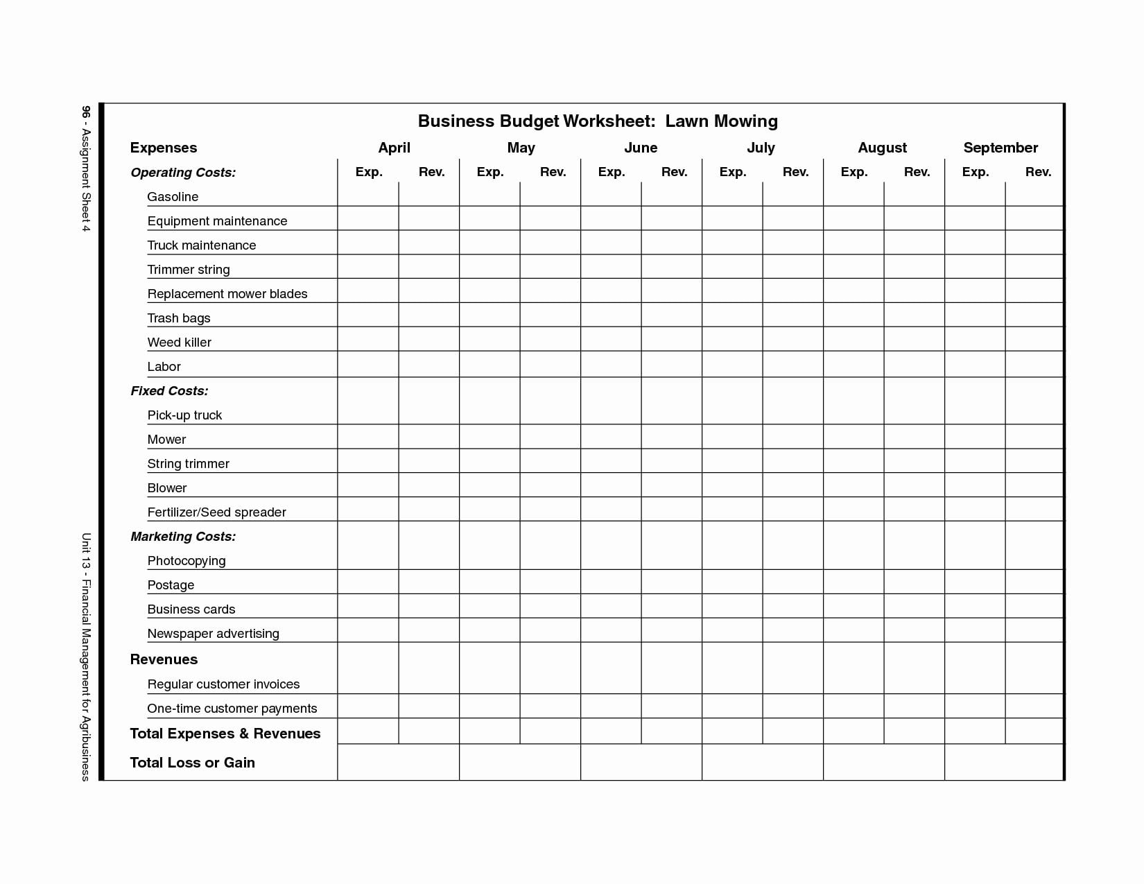 Mowing Schedule Template Fresh Lawn Mowing Business Plan Business Plan Template Free Lawn Care Business Business Plan Template