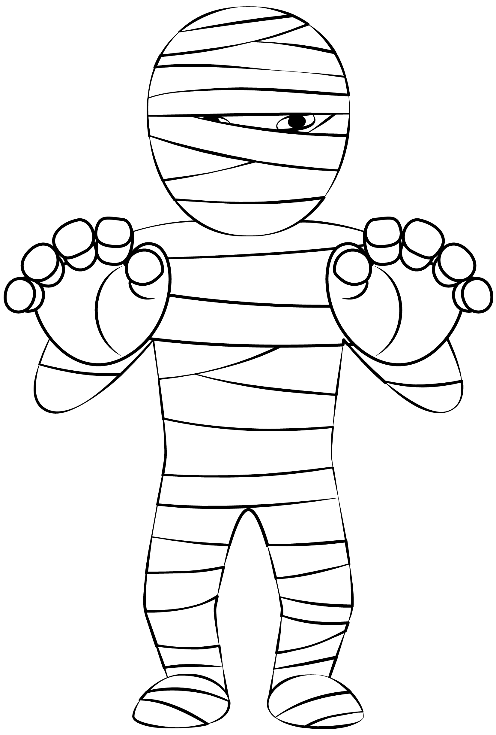 Mummy Printable Template Free Printable Papercraft Templates Free