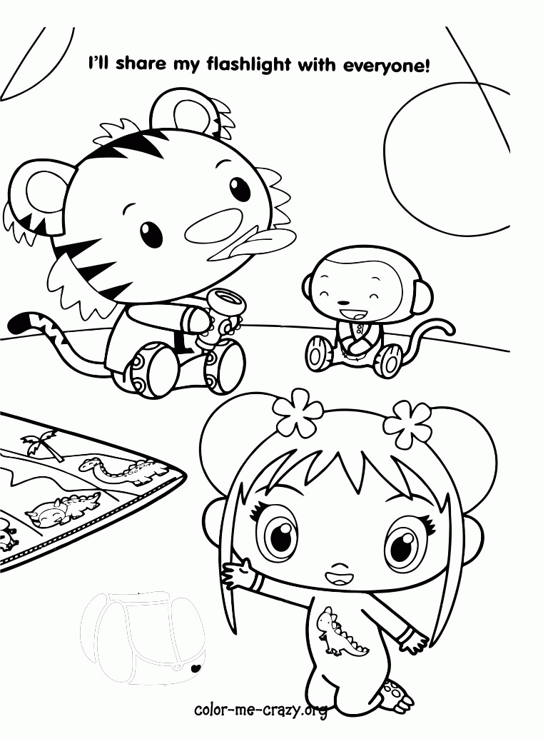 Ni Hao Kai Lan Printable Coloring Page Coloring Home