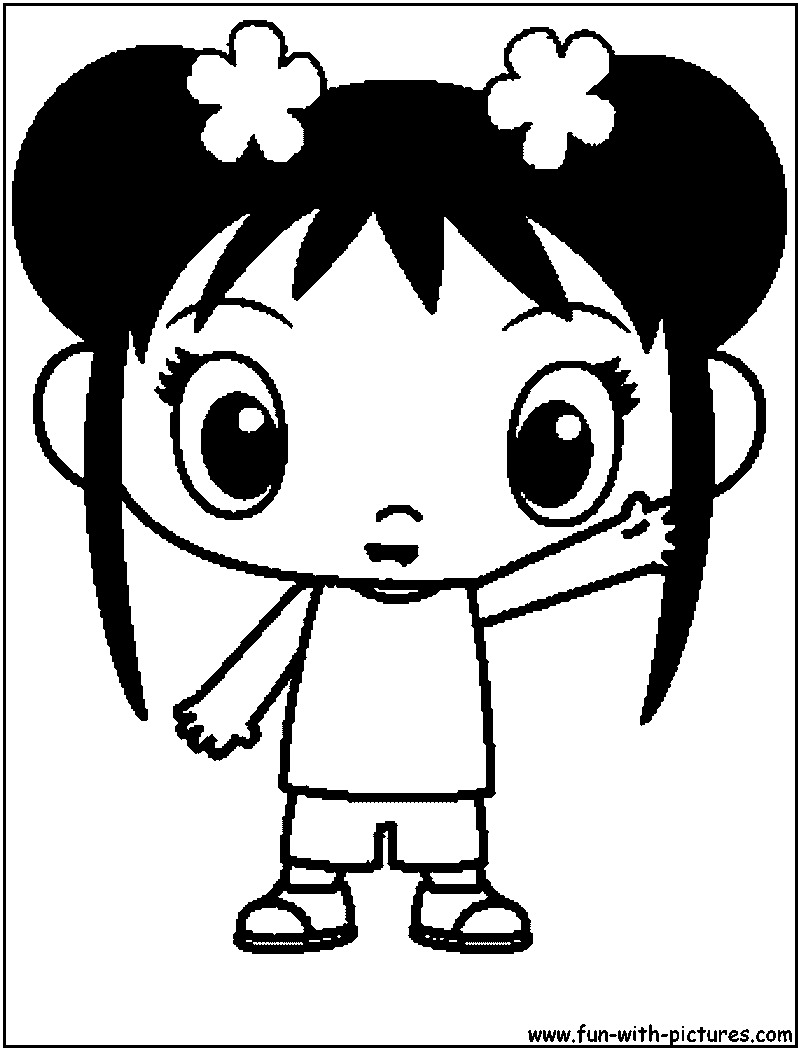 Ni Hao Kai Lan Coloring Pages Printable