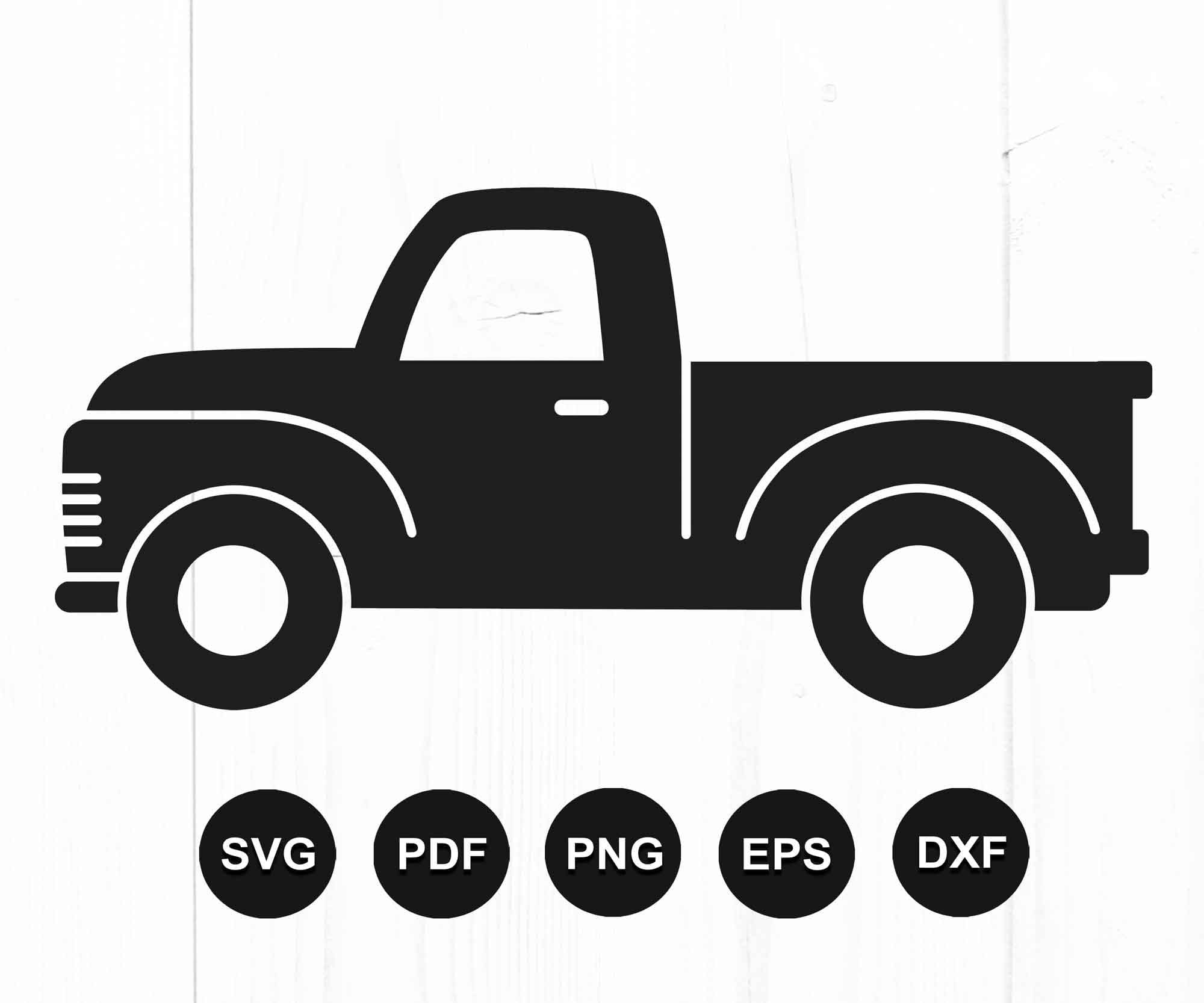 Old Truck Template Etsy