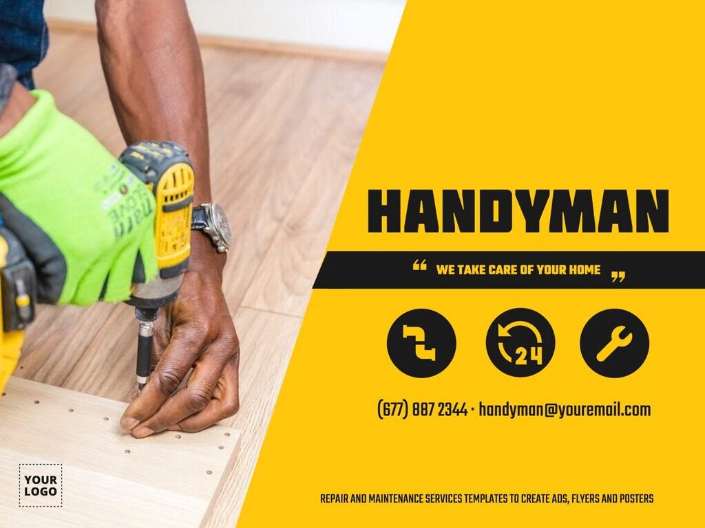 Templates Free Printable Handyman Flyer Pdf