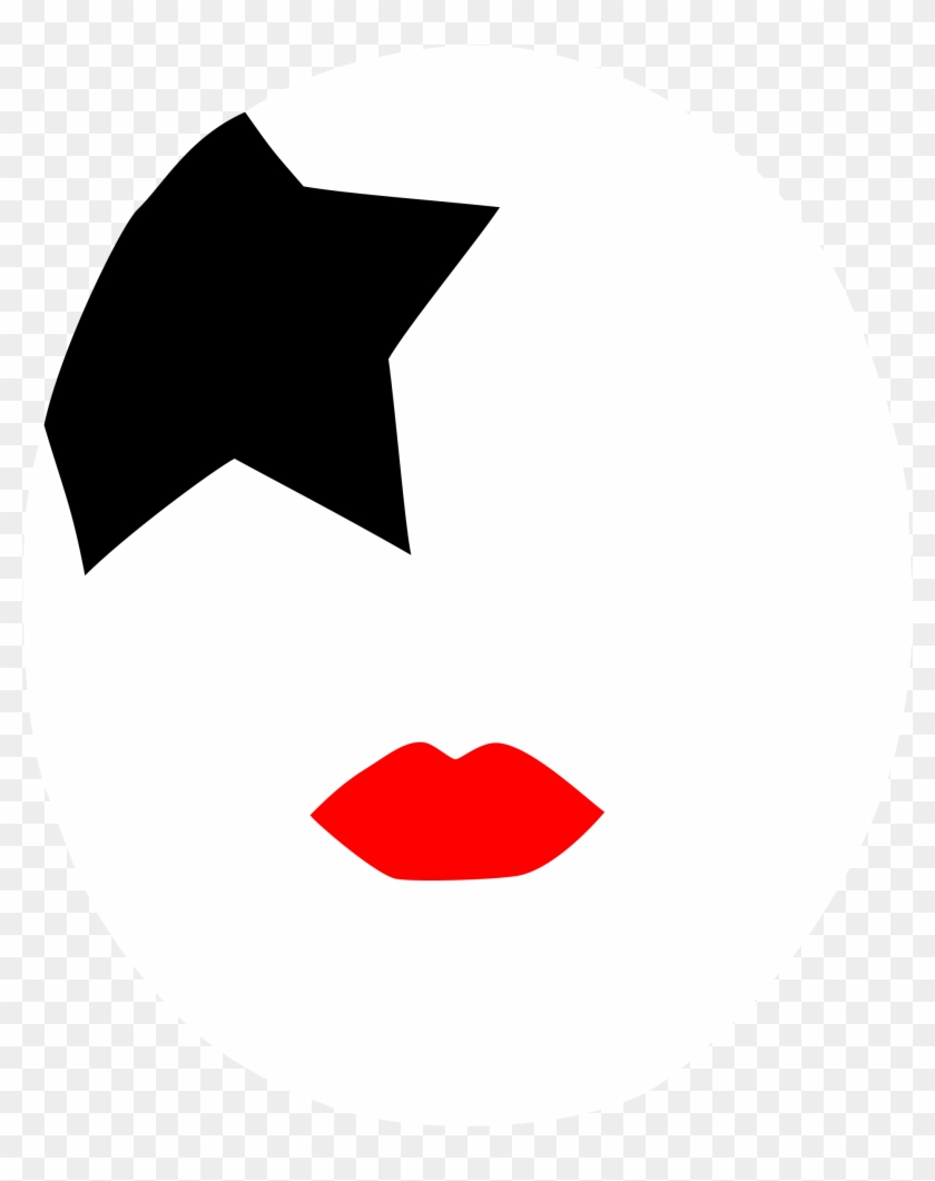 Open Kiss Makeup Stencils Free Transparent PNG Clipart Images Download