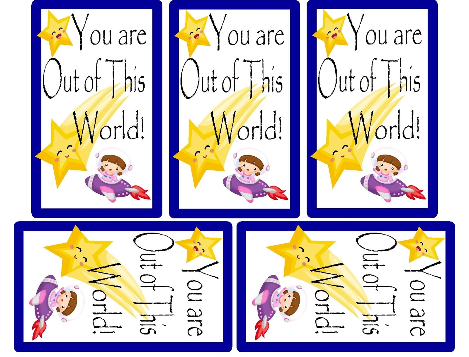 You're Out Of This World Printable