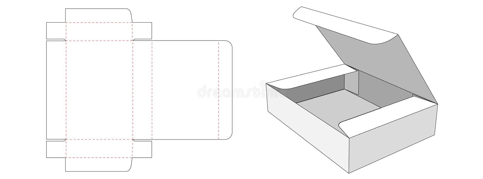 Rectangular Box Template Printable