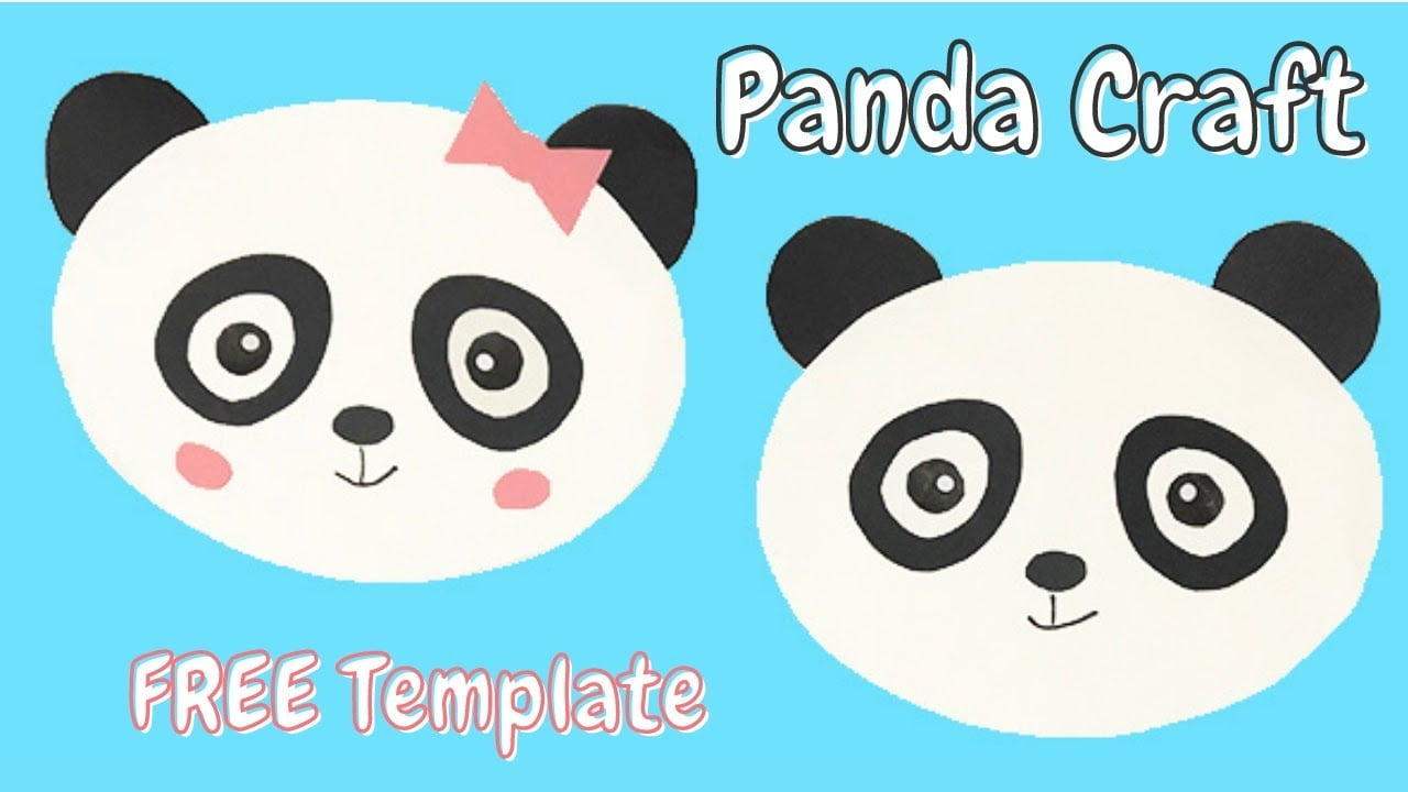 Cut Out Panda Template Printable