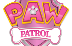 Paw Patrol Abc En Rosa Con Skye Y Everest Bras o Patrulha Canina Patrulha Canina Para Imprimir Enfeites Patrulha Canina
