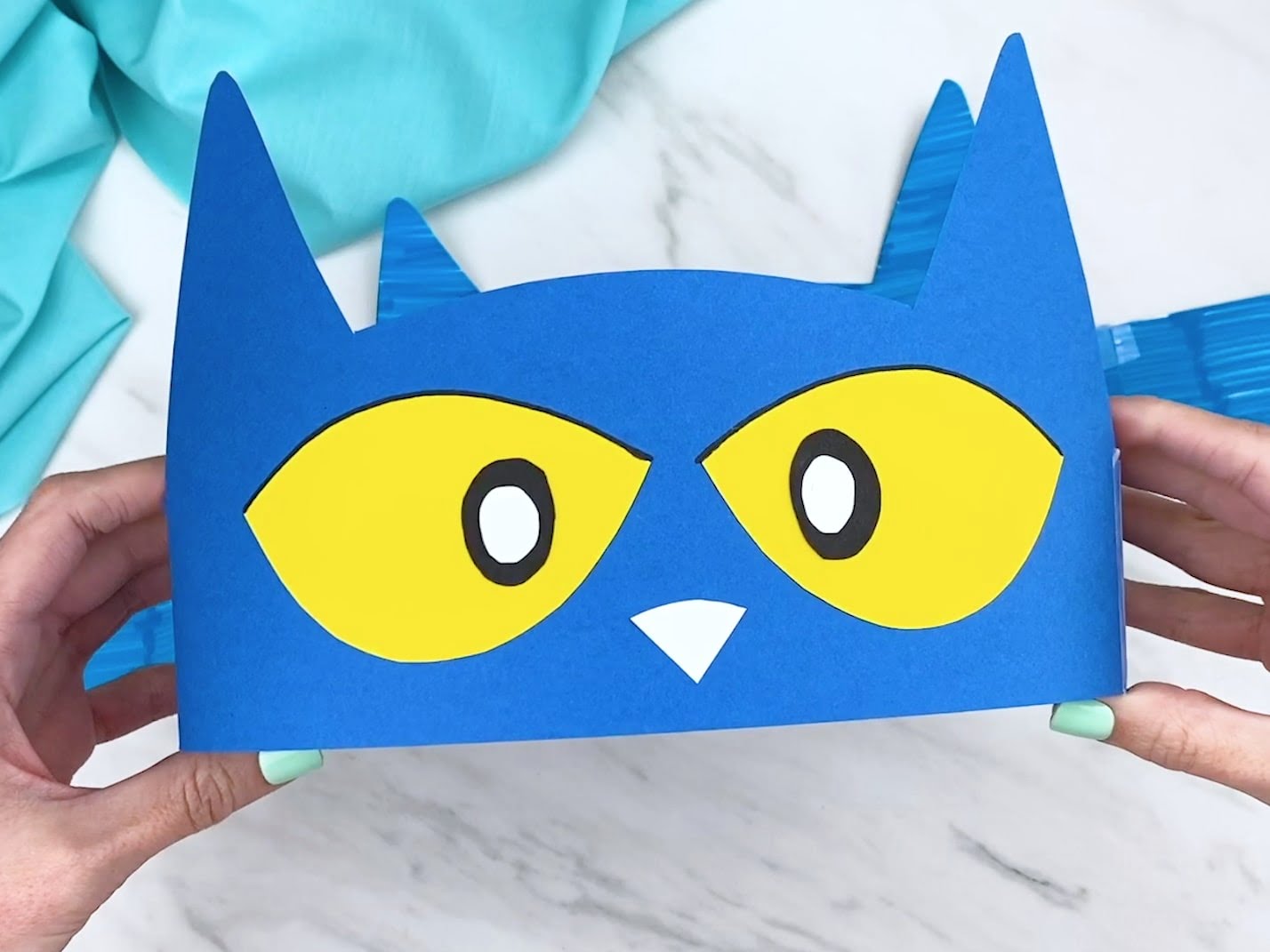 Pete The Cat Headband Printable Template