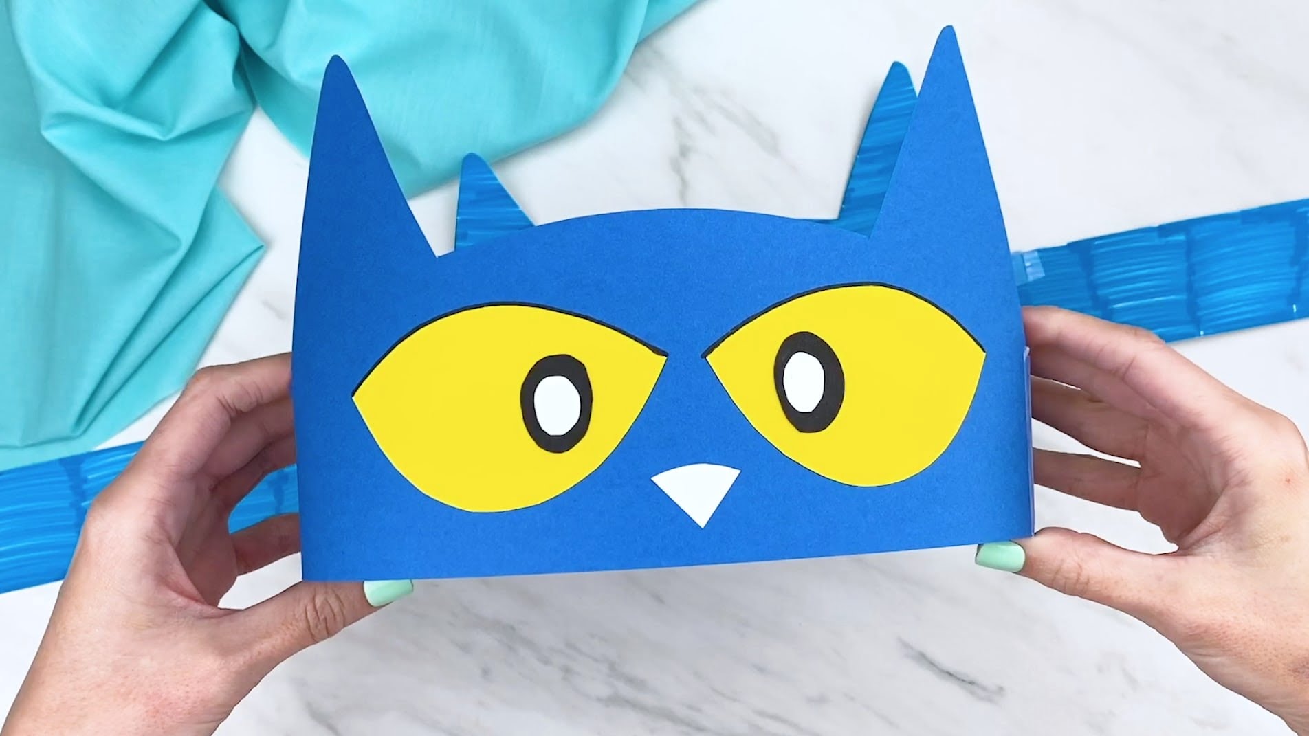 Pete The Cat Headband Craft Free Template 