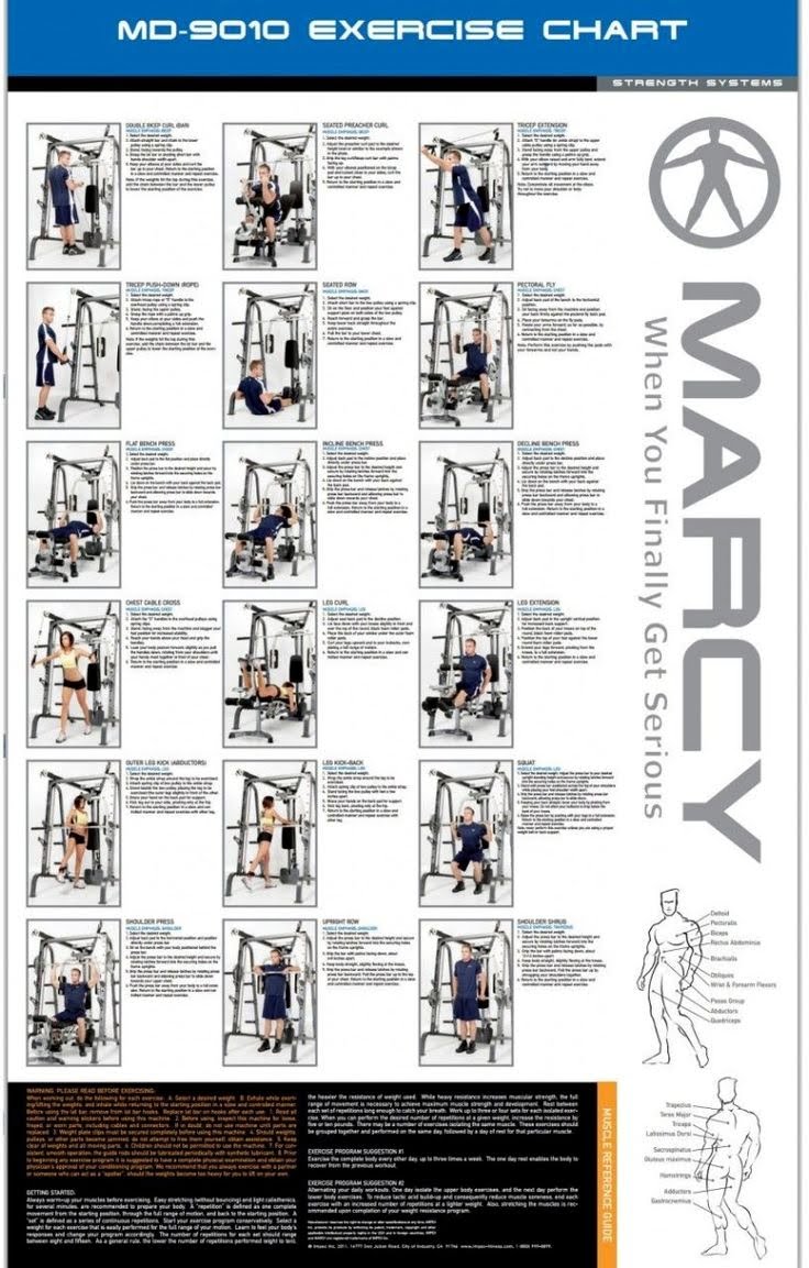 Pin By Cassidy Daniels On Great Workouts In 2022 Smith Machine Workout Marcy Home Gym Gym Workouts Machines