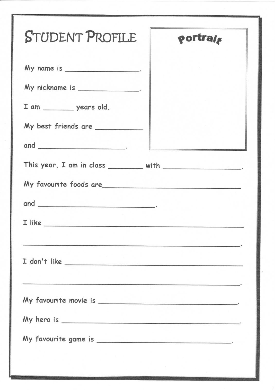 Pin By Megan Johnson On Teacher Teacher Forms Middle School Classroom School Forms