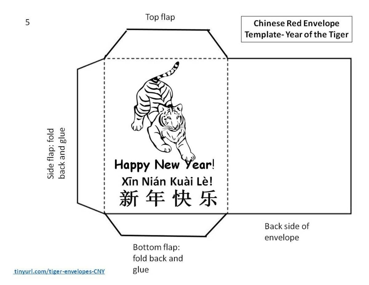 Pin On Crafts For Year Of The Tiger Chinese New Year