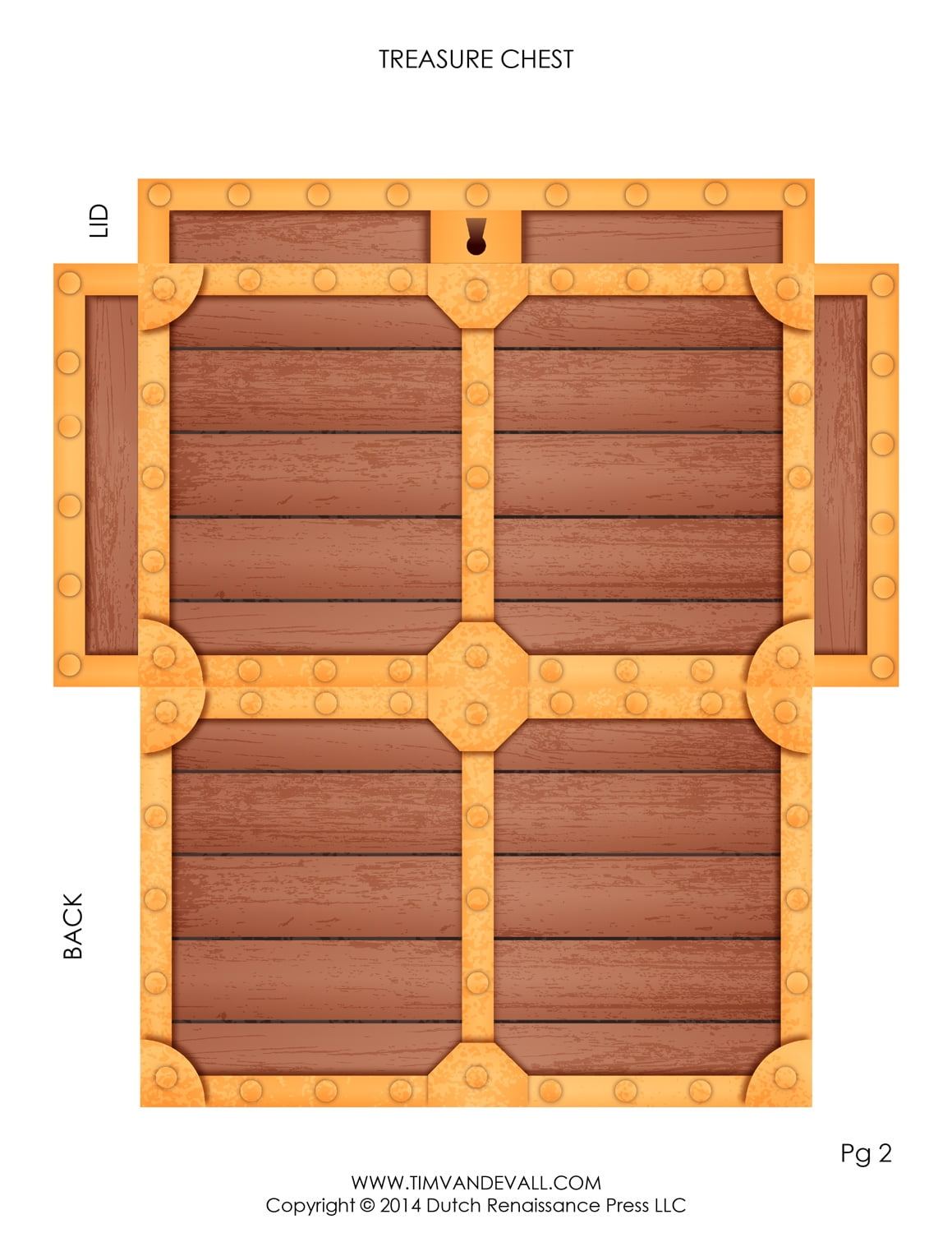 Pirate Treasure Chest Template Make Your Own Paper Treasure Chest