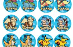 Pokemon Cupcake Toppers