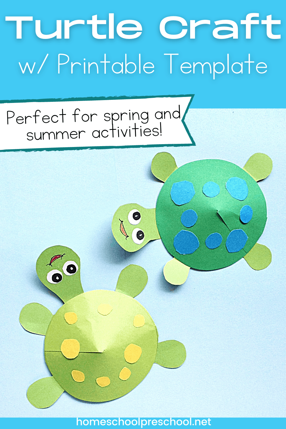 Free Printable Turtle Template