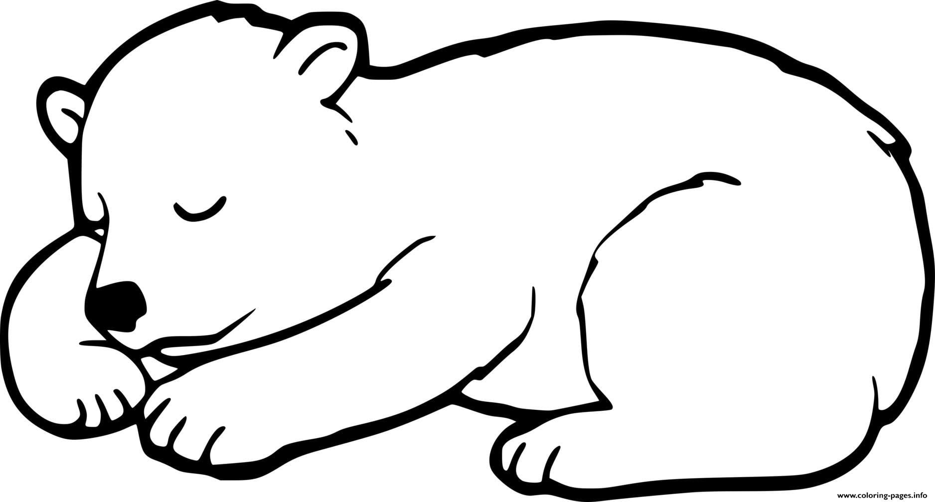 Print Hibernate Baby Bear Coloring Pages Bear Coloring Pages Coloring Pages Baby Bear