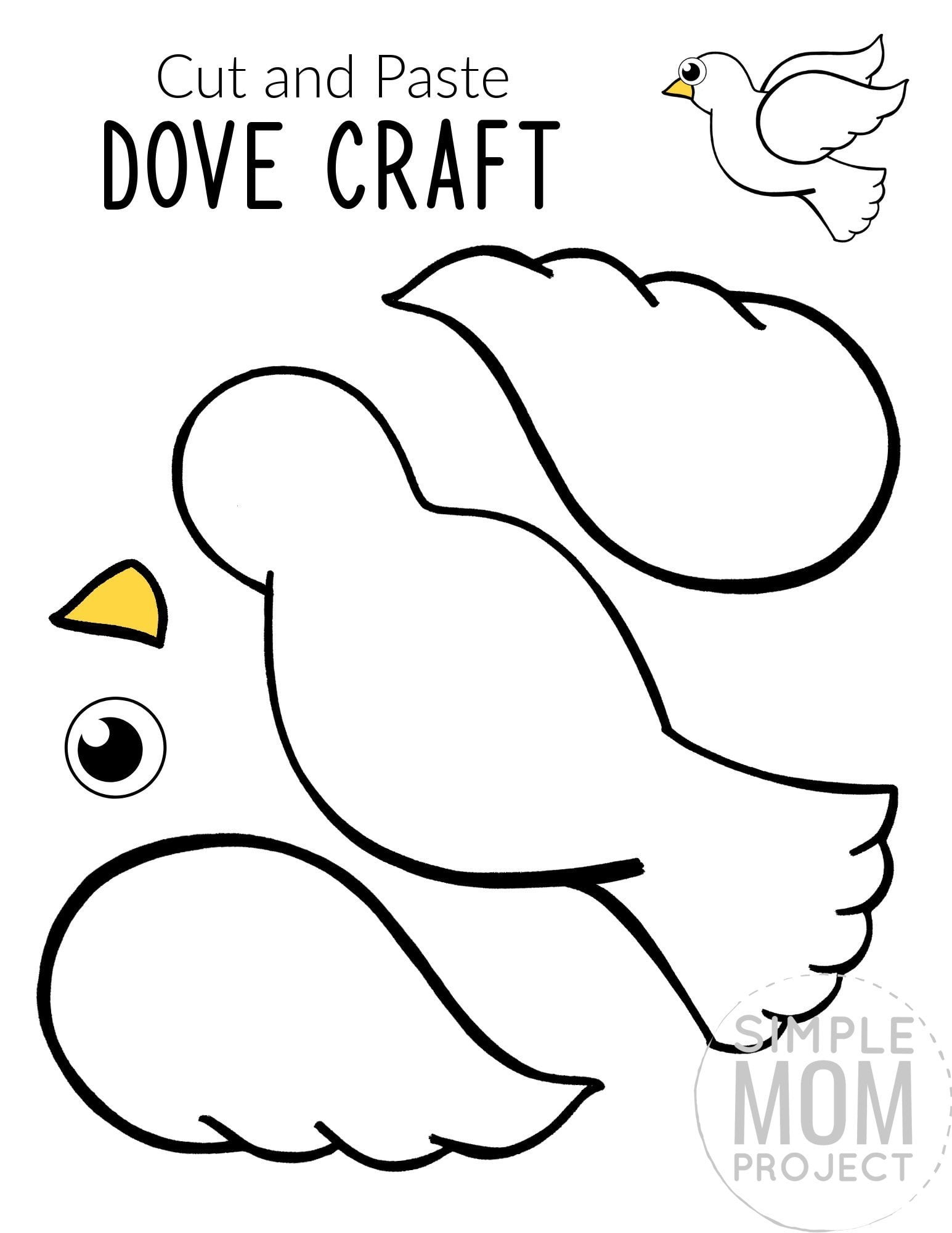 Preschool Bird Template Printable