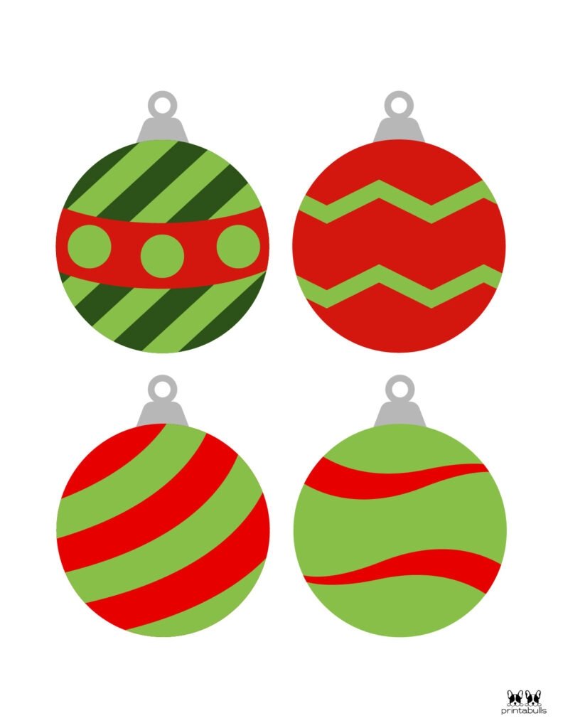 Christmas Ornament Printable Template