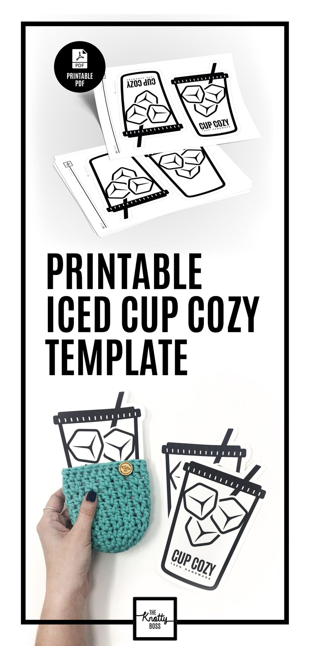 Free Printable Cup Cozy Template