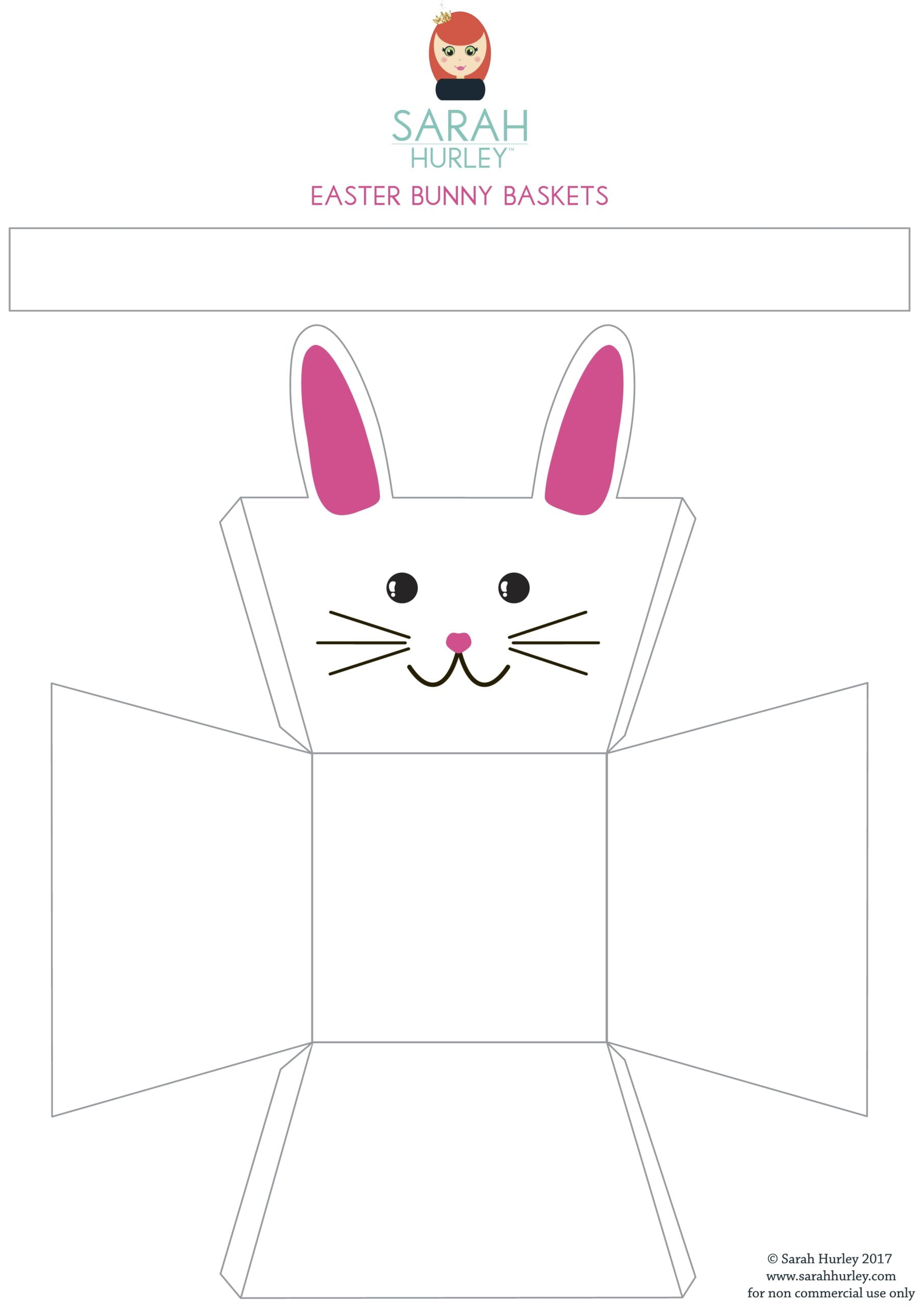 Easter Baskets Template Printable