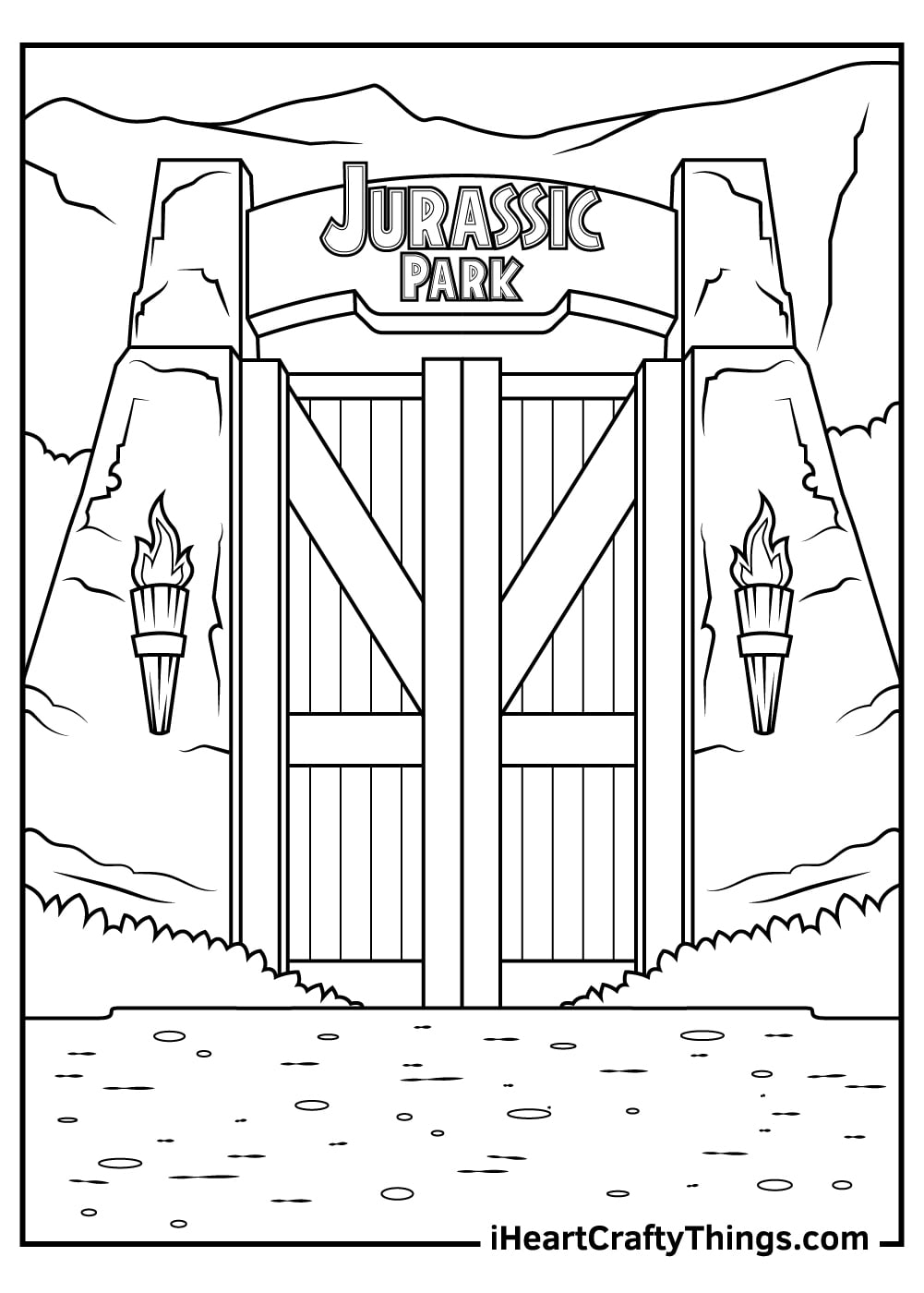 Printable Jurassic Park Coloring Pages Updated 2022 