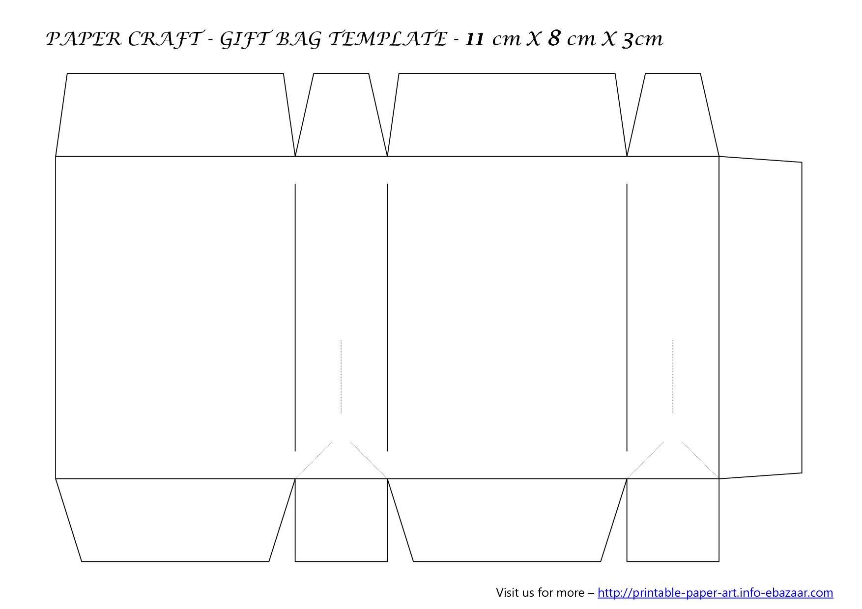 Printable Gift Bag Template