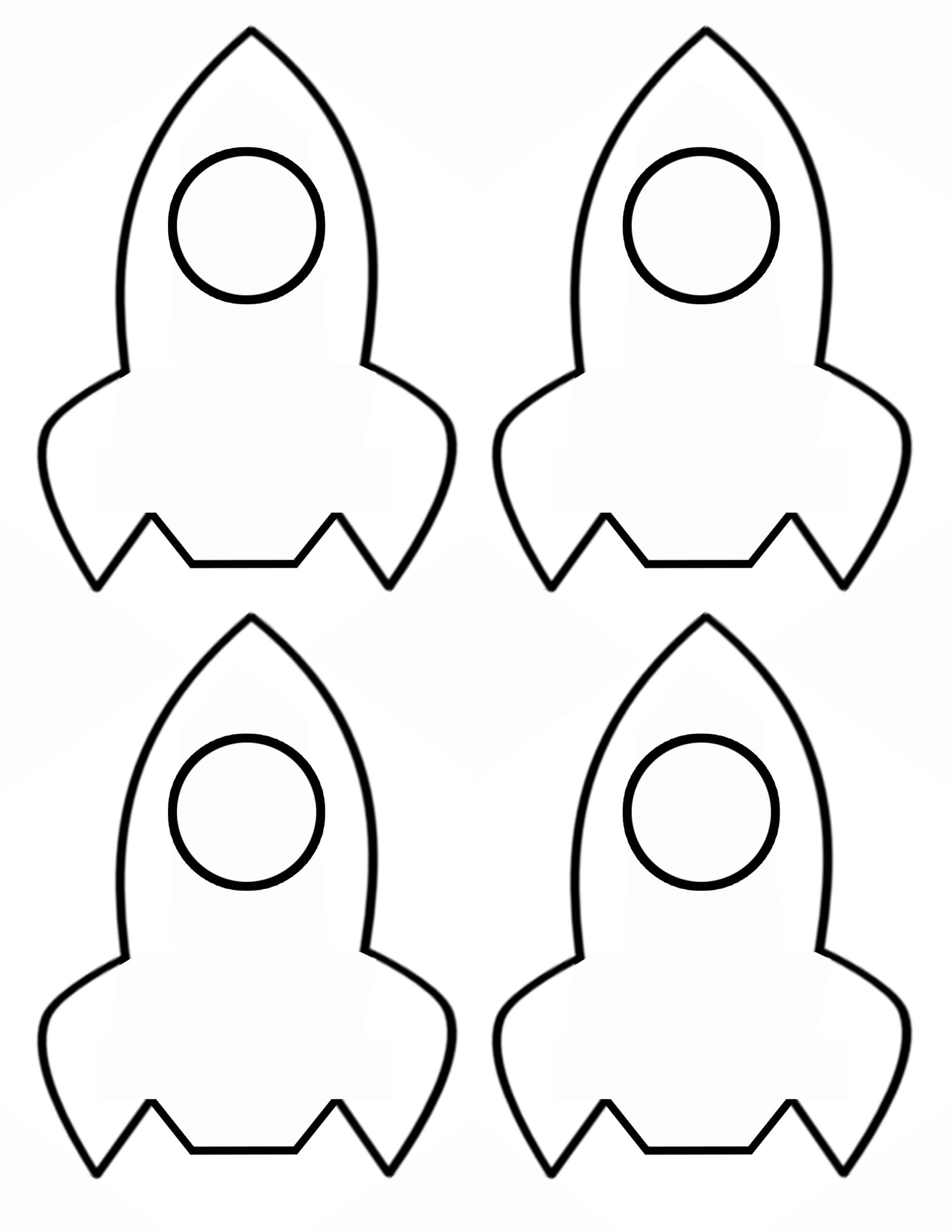 Printable Template For The Sharing Something Sweet Craft Kids Will Tape Or Glue Two Rocket Ship Cutouts Around A Suck Space Crafts Space Theme Space Preschool