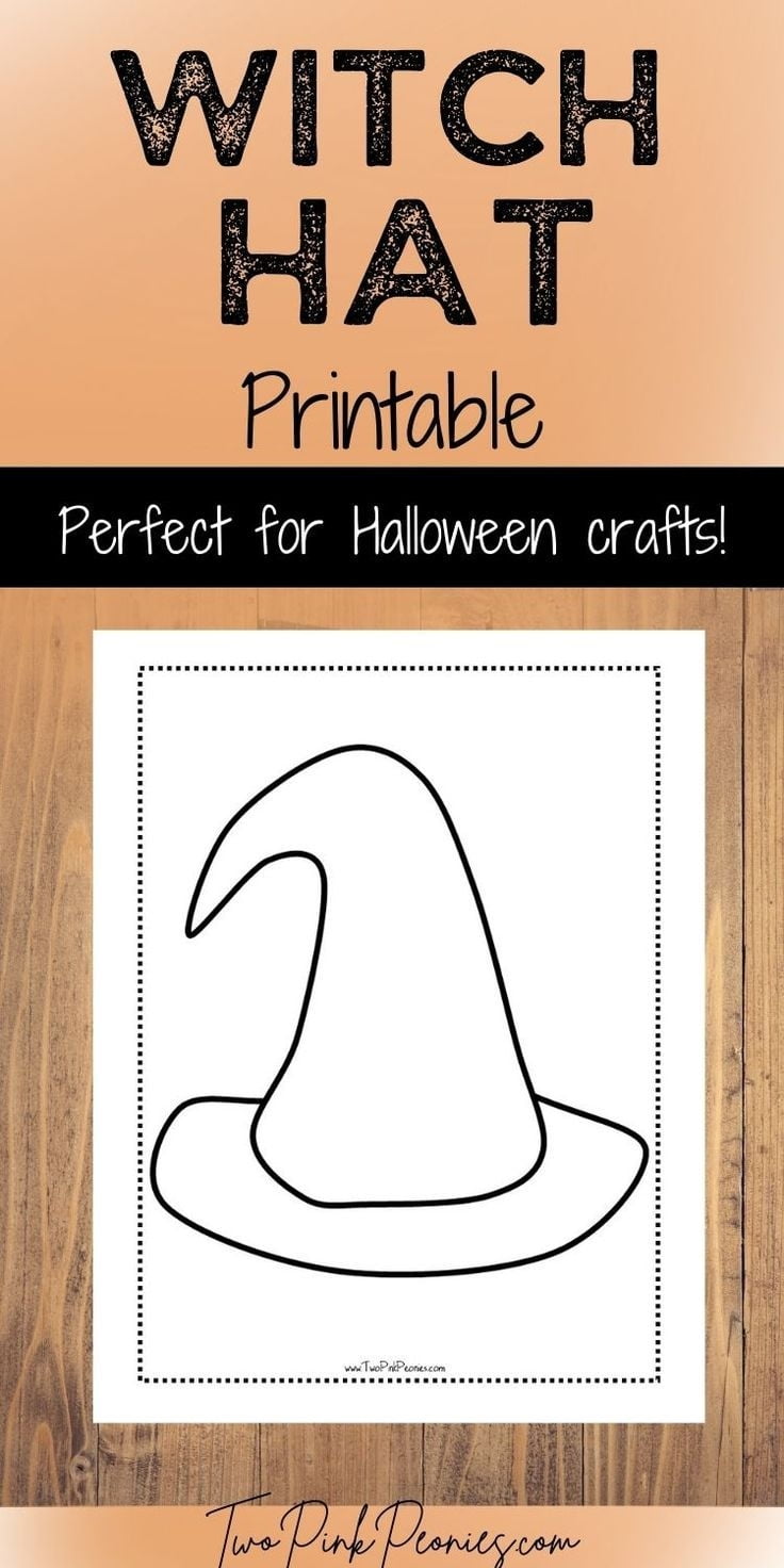 Witch Hat Template Printable