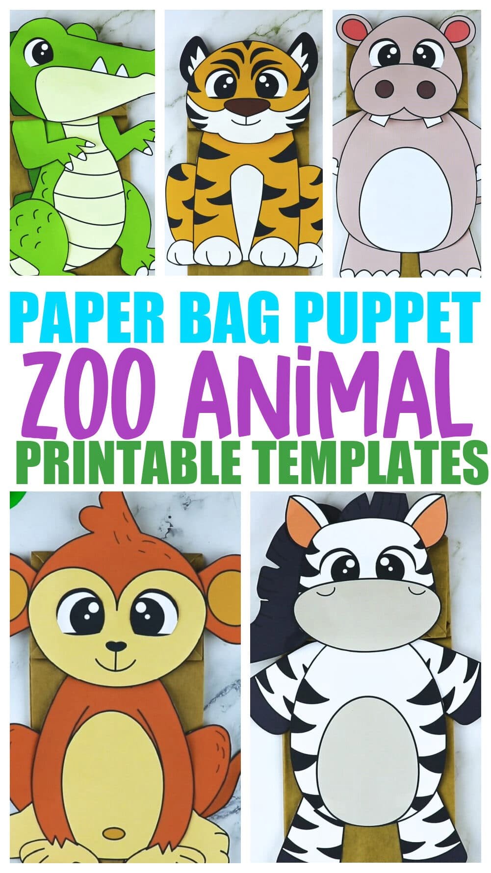 Free Printable Zoo Animal Templates