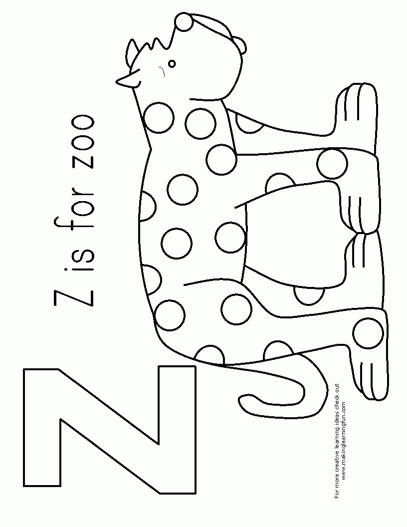 Put Me In The Zoo Coloring Page Coloring Home