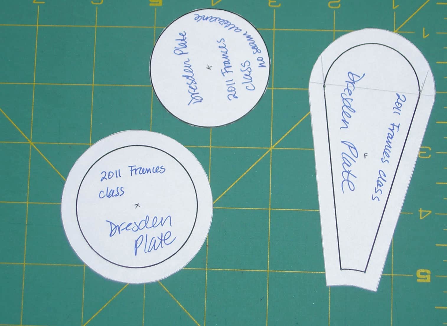 Free Printable Dresden Plate Template