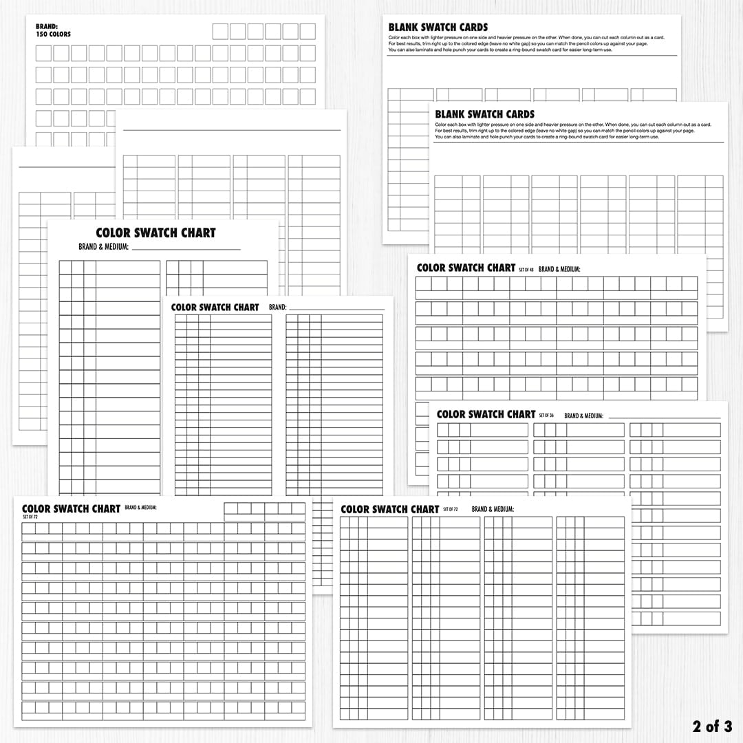 Printable Color Swatch Template