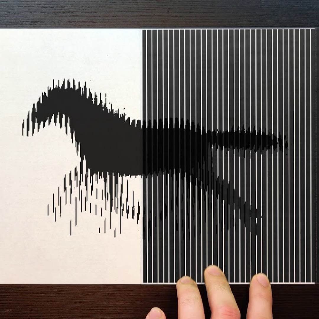 Printable Animated Optical Illusion Template